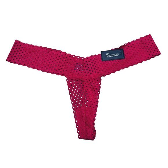 Fredericks of Hollywood NWT Set of 3 Thong Lace Panty Bundle Sz 1XL Womens Red B - Picture 4 of 13